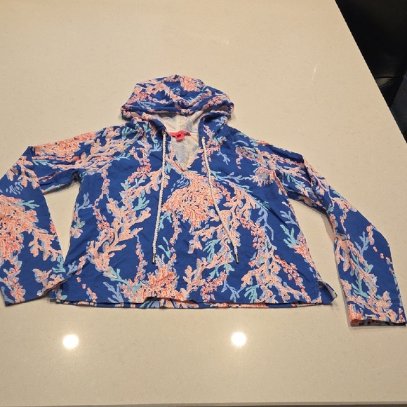 Lilly Pulitzer Other - Lilly Pulitzer Blue and Pink Knit Top